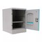 2-tiers Storage Cabinet Bedroom Lockable Storage Cabinet Nightstand With Keys